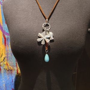 Turquoise necklace.